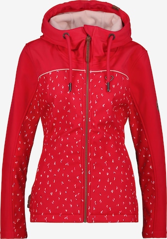 Alife and Kickin Performance Jacket in Red: front