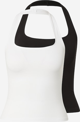 juoda WEEKDAY Palaidinė be rankovių 'Paula': priekis