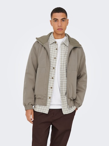 Only & Sons Winterparka in Beige