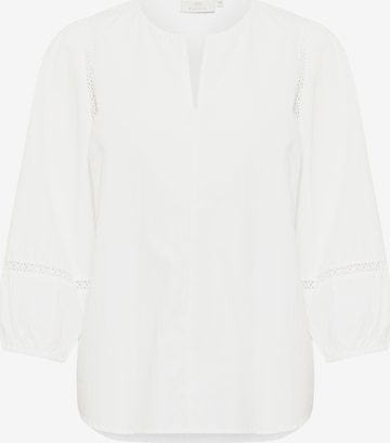 Chemisier 'Lila' Kaffe en blanc : devant