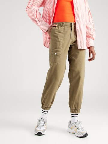 ONLY Tapered Cargo Pants 'DREAM' in Green: front