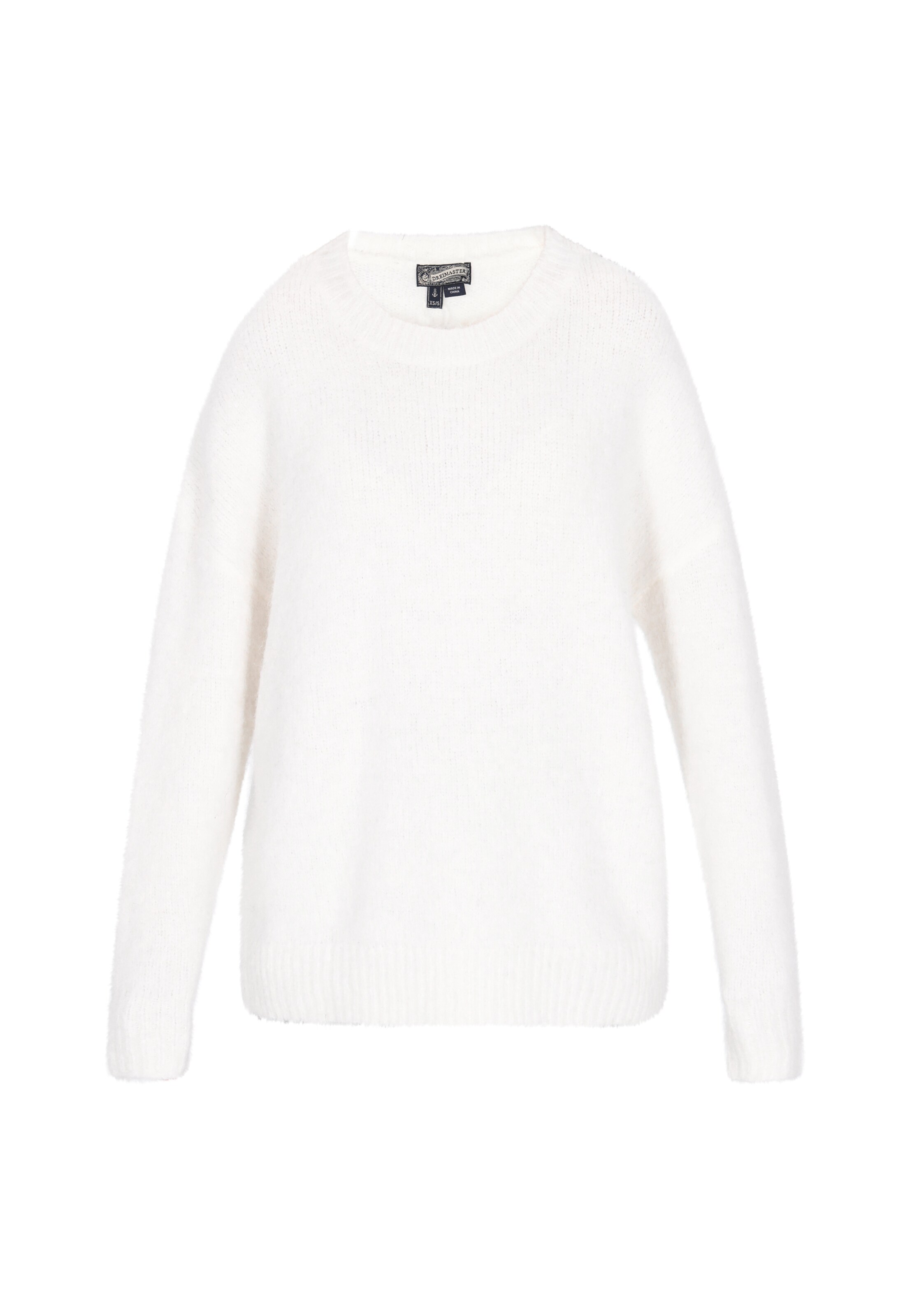 DreiMaster Vintage Πουλόβερ σε λευκό: μπροστά