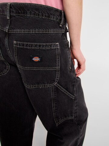 DICKIES Lużny krój Jeansy 'Herndon' w kolorze czarny