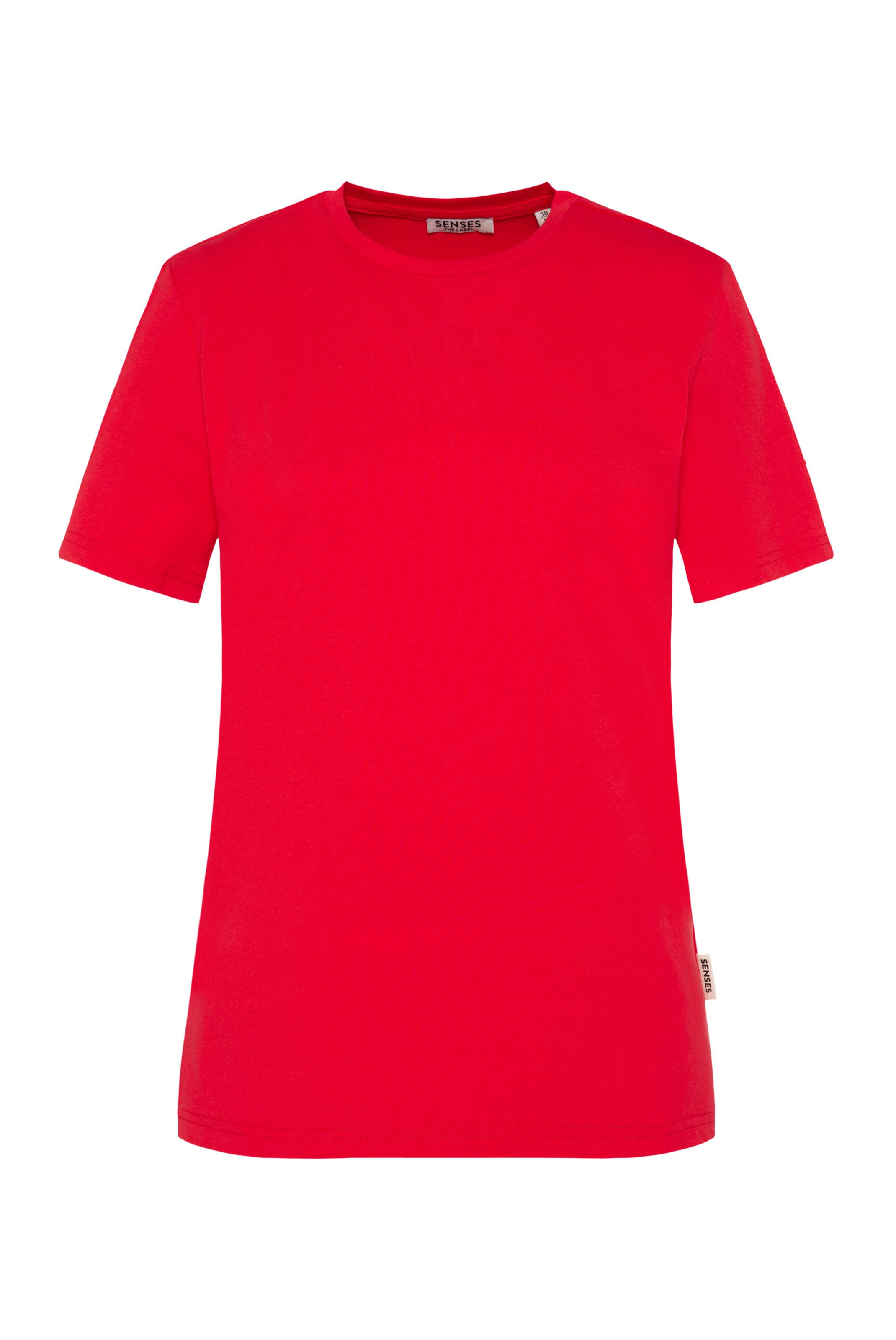 SENSES.THE LABEL Shirt 'TA:TI' in Red: front