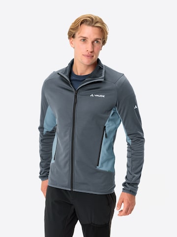 VAUDE Funktionsfleecejacke 'Monviso' in Grau: Vorderseite