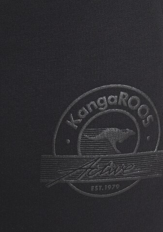 KangaROOS Regular Workout Pants in Black