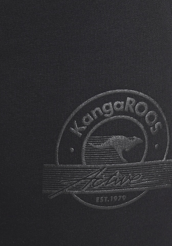 KangaROOS Regular Sporthose in Schwarz