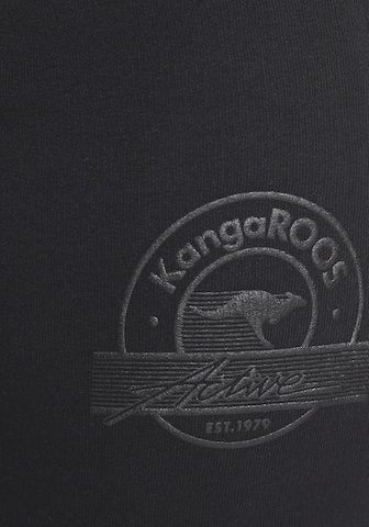 KangaROOS Regular Workout Pants in Black