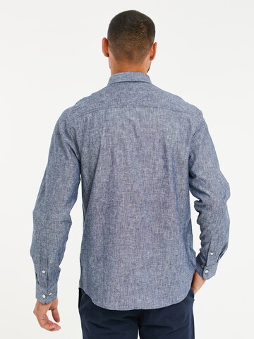 Threadbare Regular Fit Hemd 'Bale' in Blau