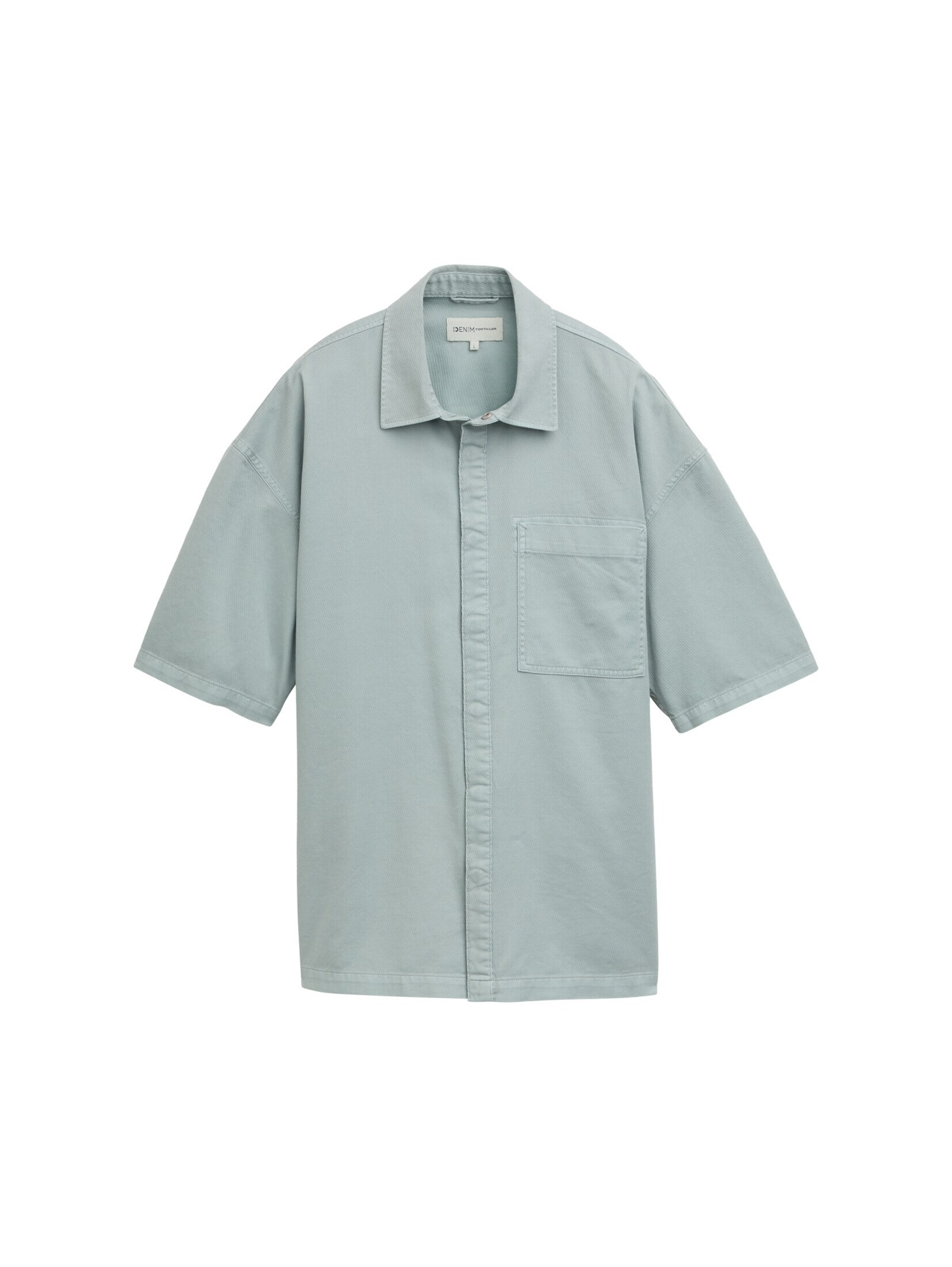 TOM TAILOR DENIM Comfort fit Button Up Shirt in Blue: front