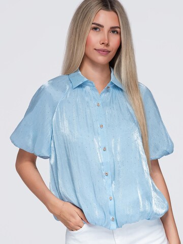Maglietta di Ombre in blu: frontale