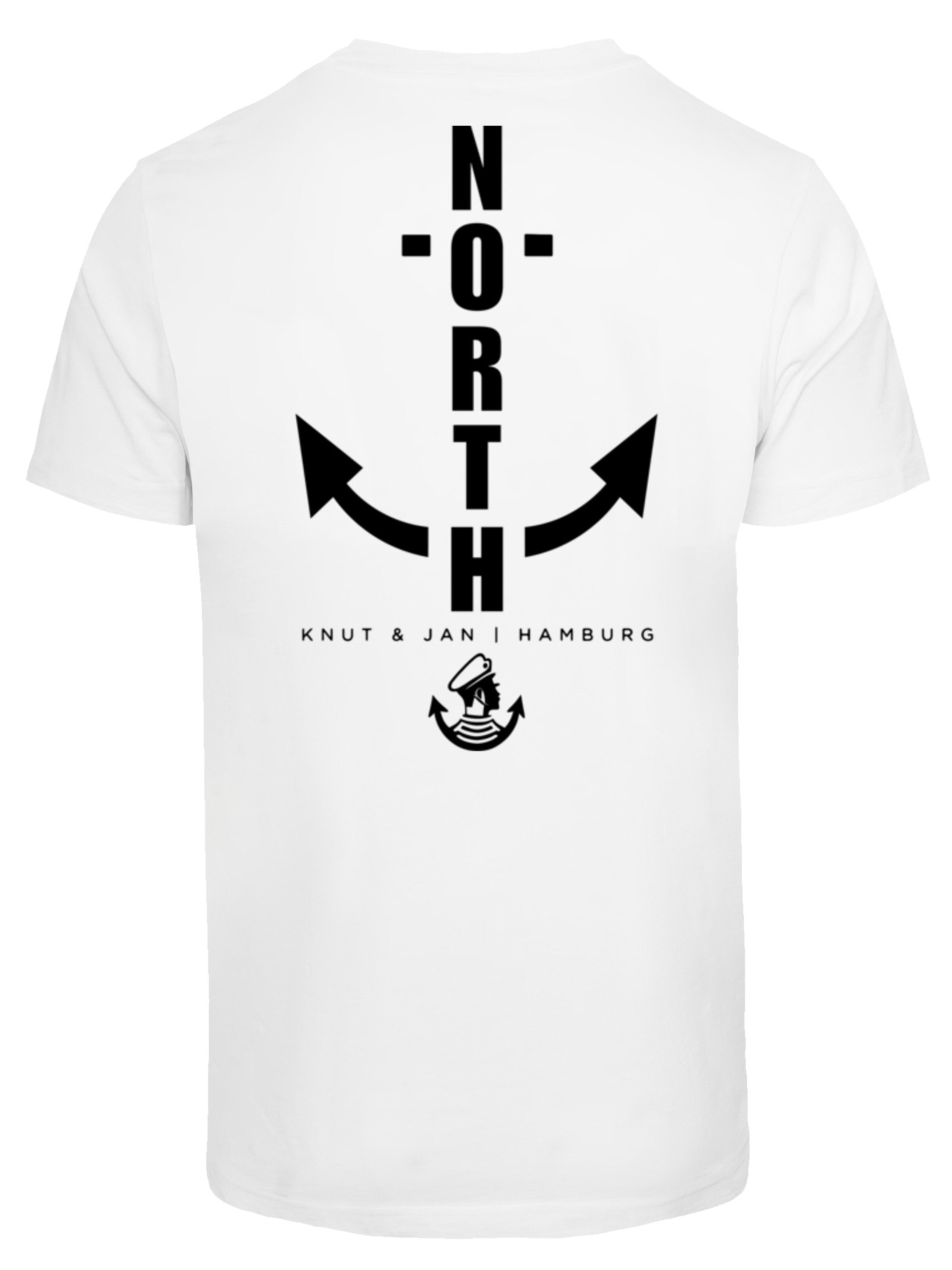 F4NT4STIC Shirt 'North Anchor' in Weiß