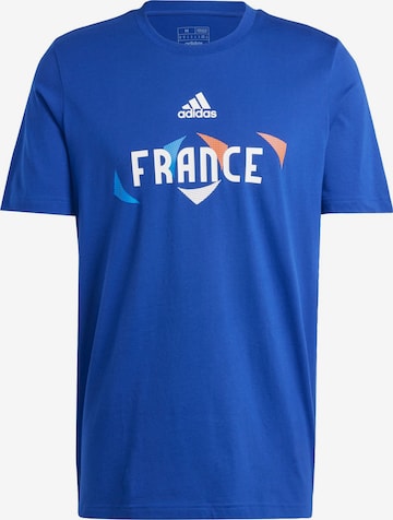 ADIDAS PERFORMANCE Functioneel shirt ' UEFA EURO24™ France Tee ' in Blauw: voorkant
