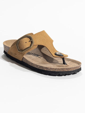 Bayton T-bar sandals 'Mercure' in Yellow