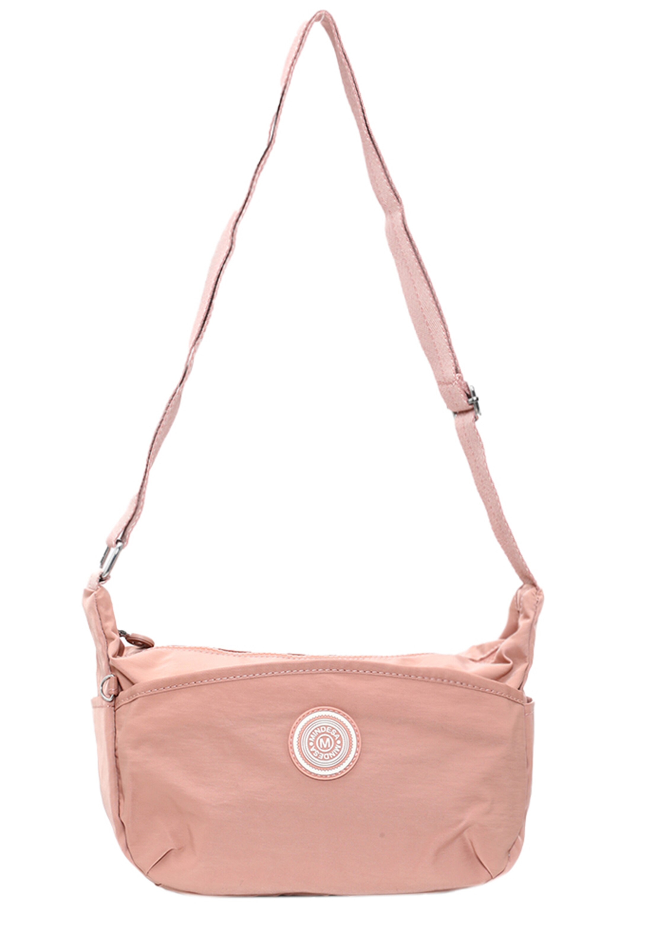 Mindesa - Mala de ombro em rosa: frente
