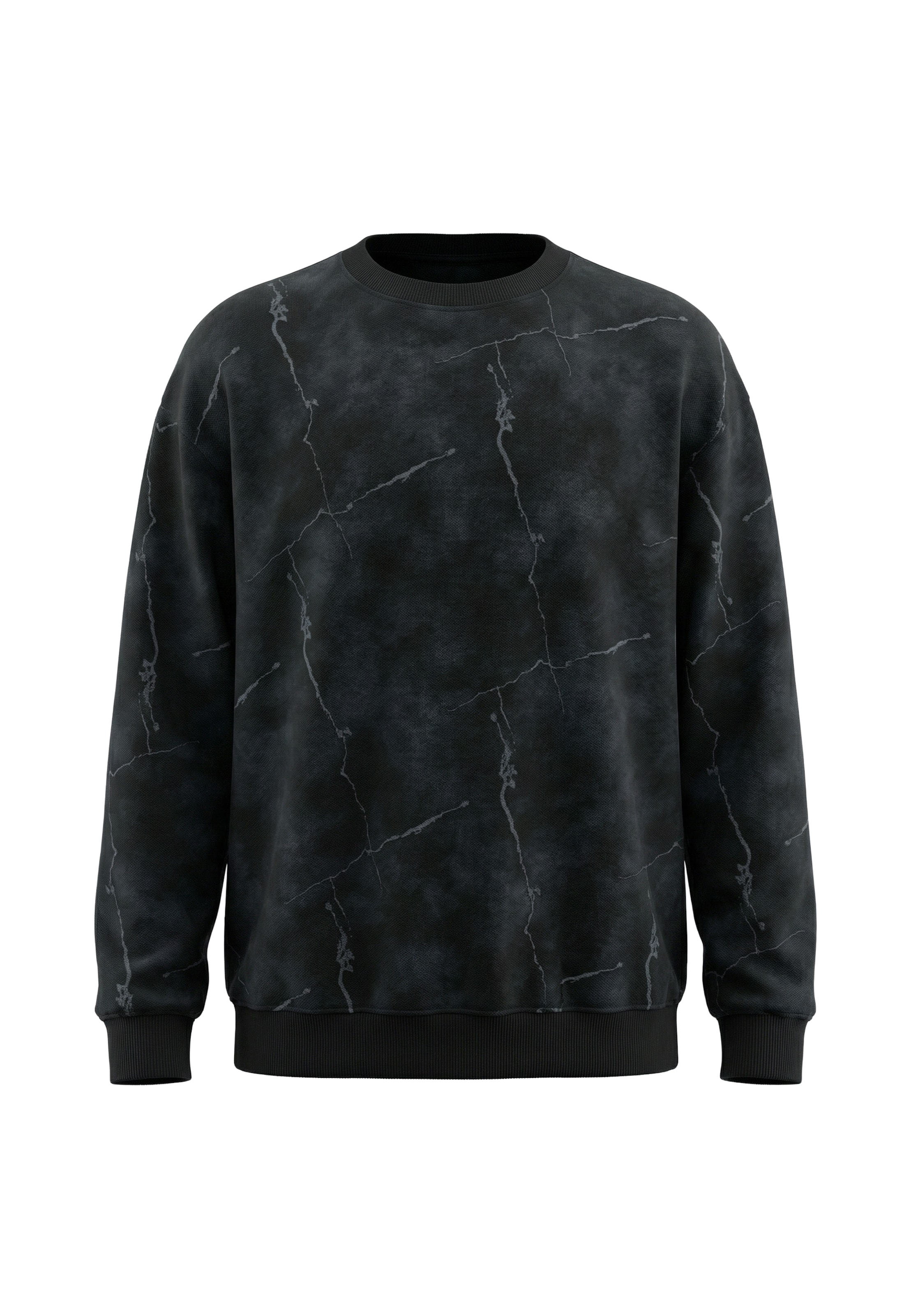 Sweat-shirt myMo ROCKS en noir : devant