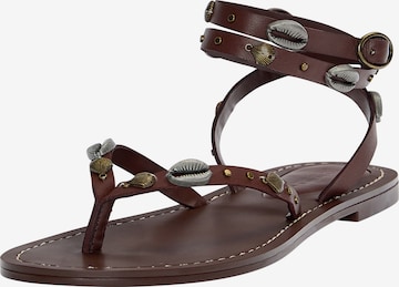 Pull&Bear Varvastossut värissä ruskea: etupuoli