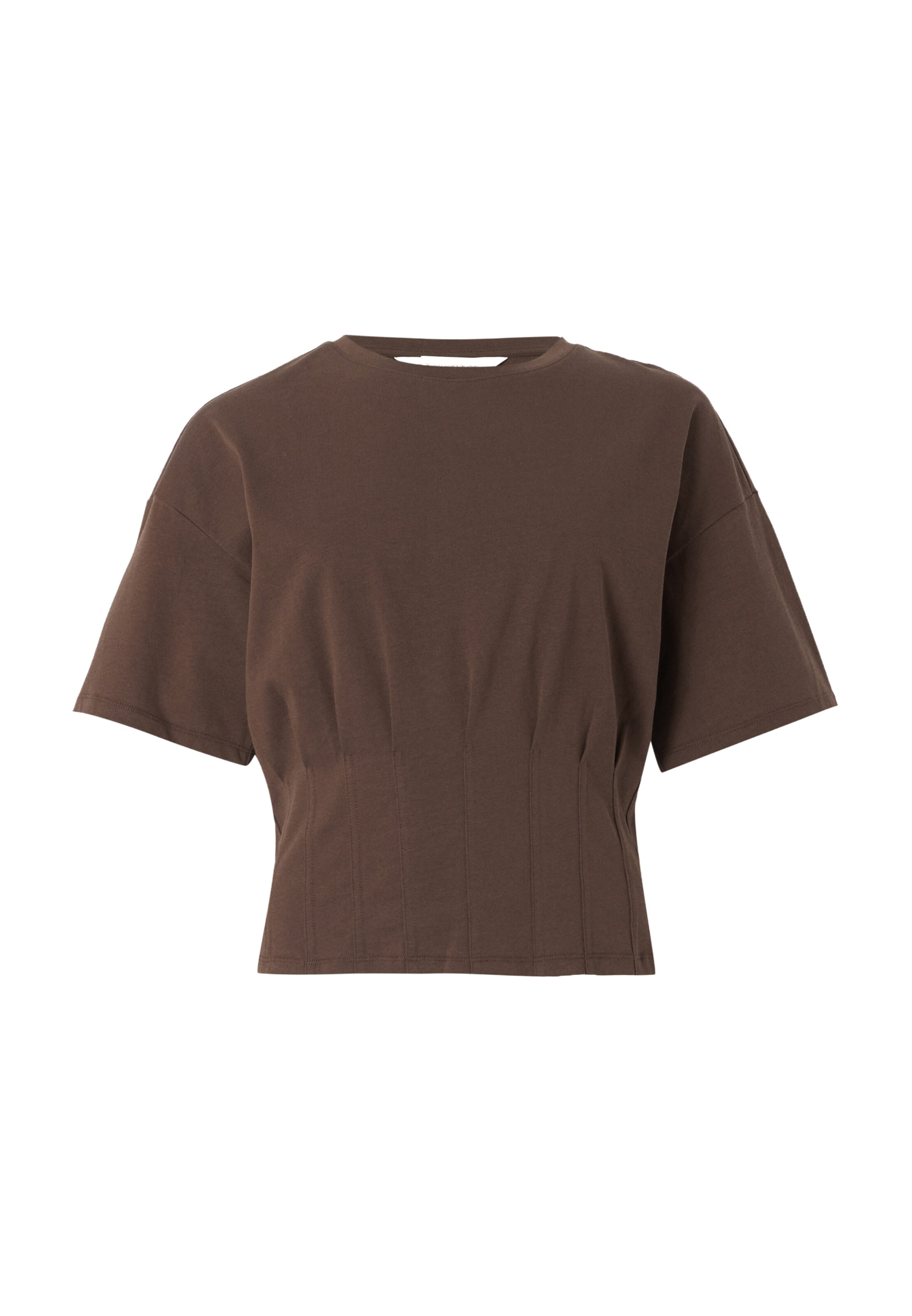 MSCH COPENHAGEN Shirt 'Kadance' in Brown: front