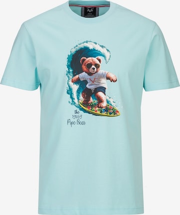 19V69 ITALIA Shirt 'Rafael Pipe' in Groen: voorkant