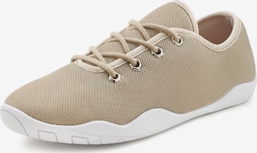 LASCANA Sneakers laag in Beige: voorkant