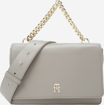 TOMMY HILFIGER Crossbody Bag 'Refined' in Grey: front