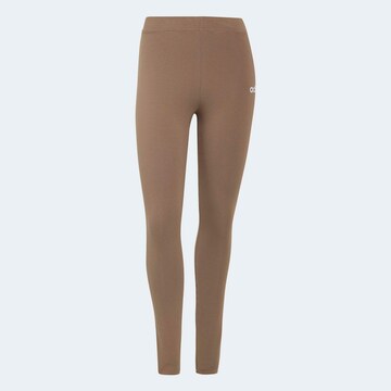 ADIDAS SPORTSWEAR Skinny Workout Pants 'Essentials' in Brown