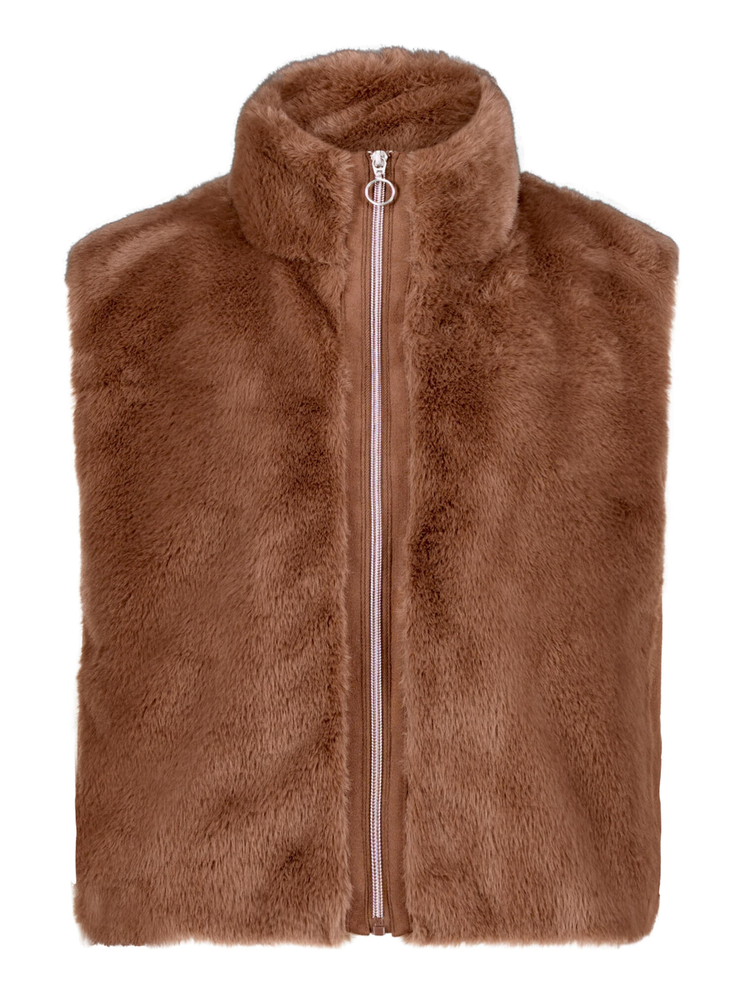 Gilet Betty Barclay en marron : devant