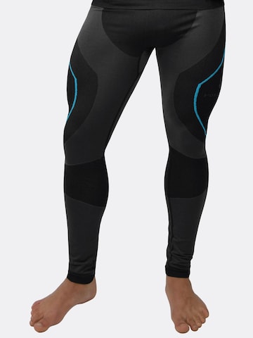 Polar Husky Skinny Sportunterhose in Schwarz: Vorderseite