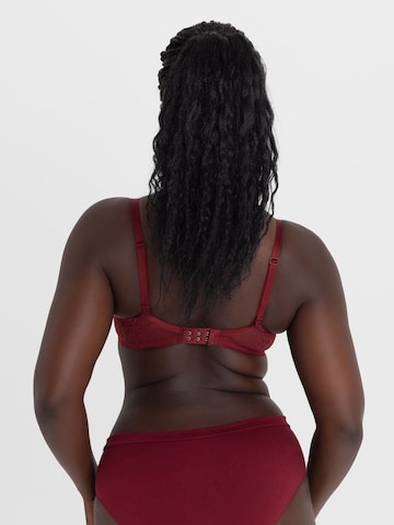 Erlich Textil - Clássico Soutien 'Elisabeth' em vermelho