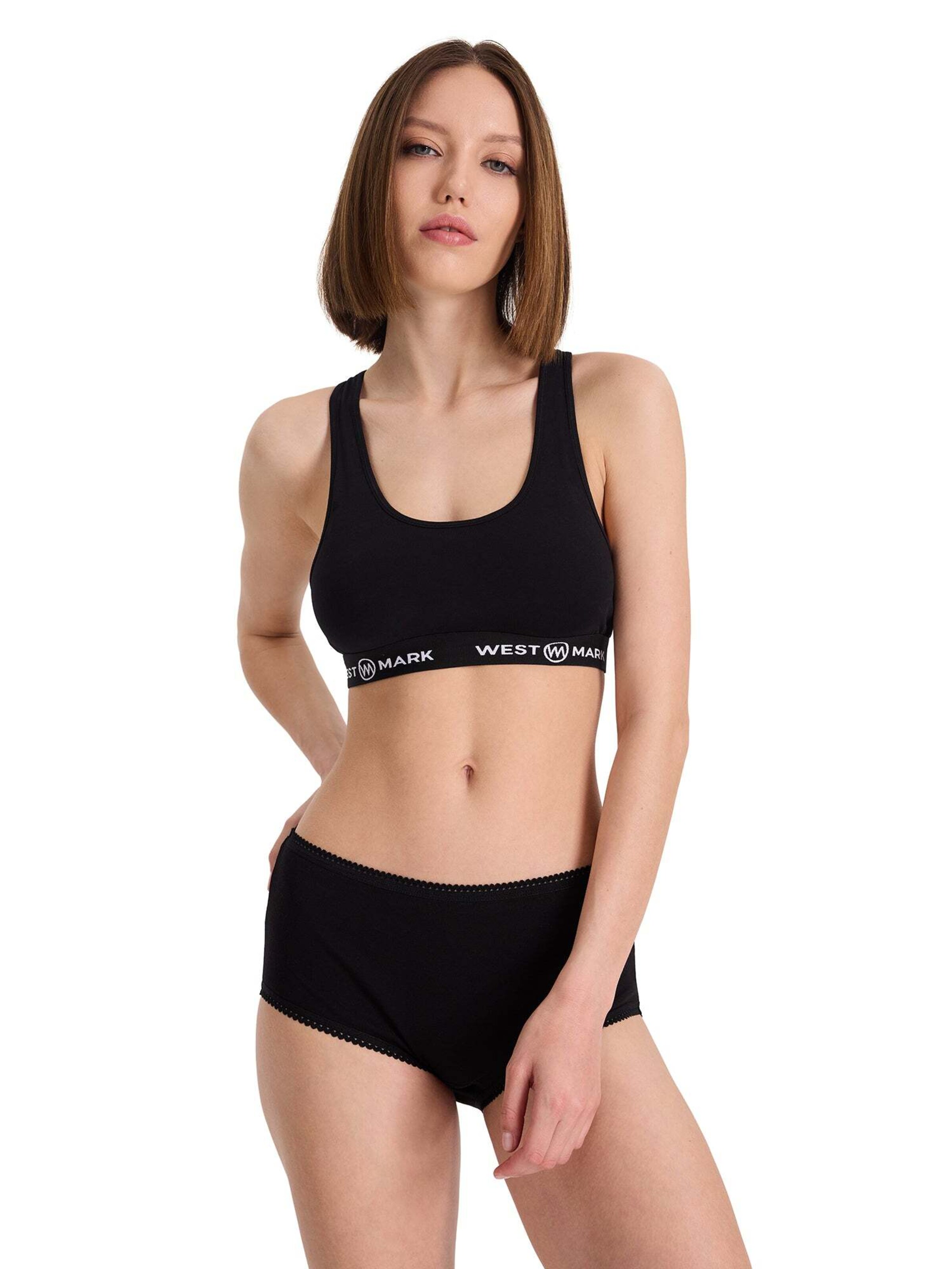 Bustier Soutien-gorge de sport WESTMARK LONDON en noir