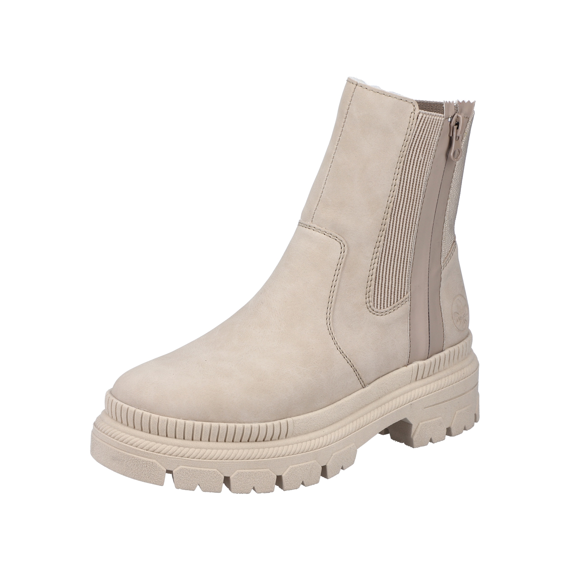 Rieker Ankle Boots in Beige: front