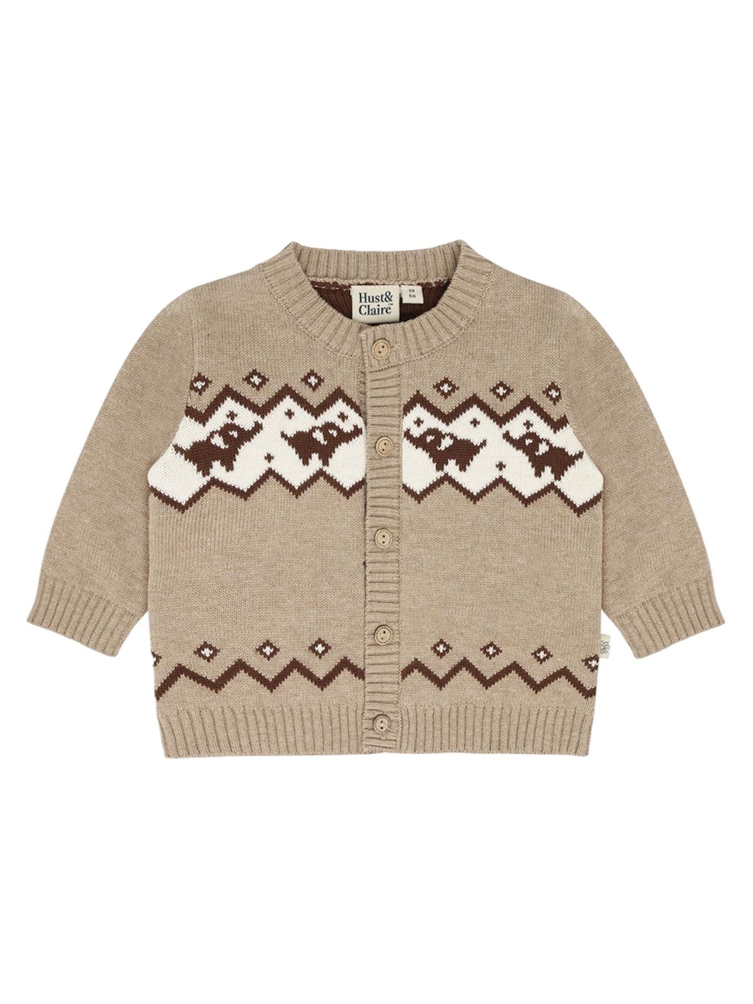 Hust & Claire Knit Cardigan 'HCCharli' in 62 in Brown, Item view