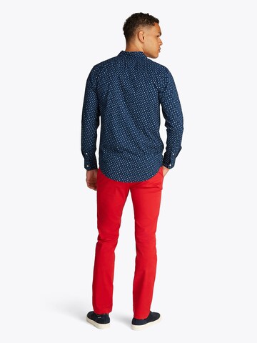 TOMMY HILFIGER Средняя посадка Рубашка в Синий