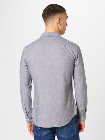 LEVI'S ® - Slim Fit Camisa 'LS Battery HM Shirt Slim' em cinzento