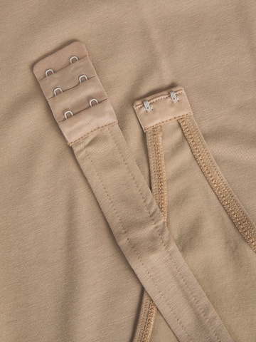 JJXX Shirtbody 'Ivy' in Beige