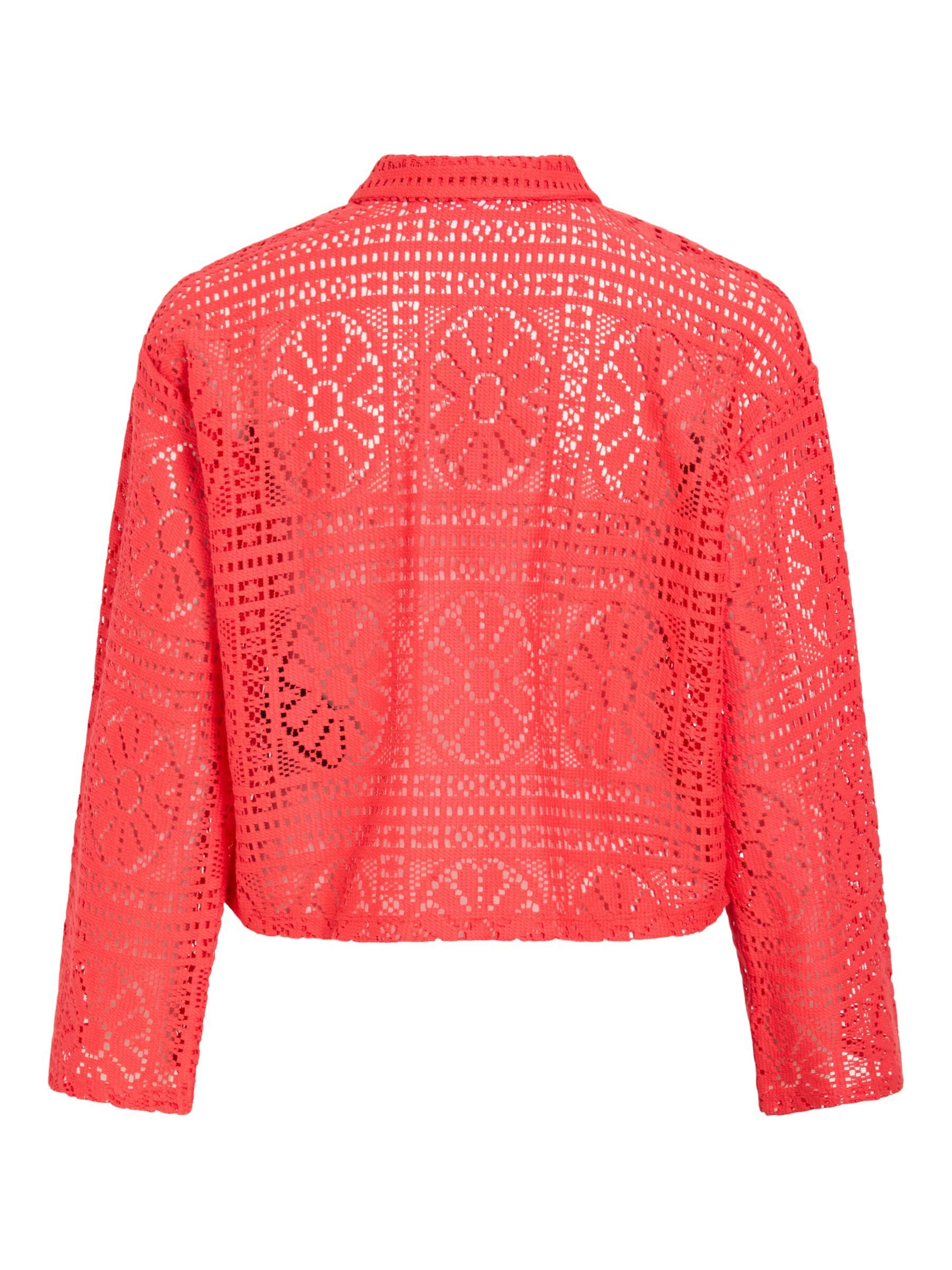 VILA Knit Cardigan 'VIMerinda' in Pink