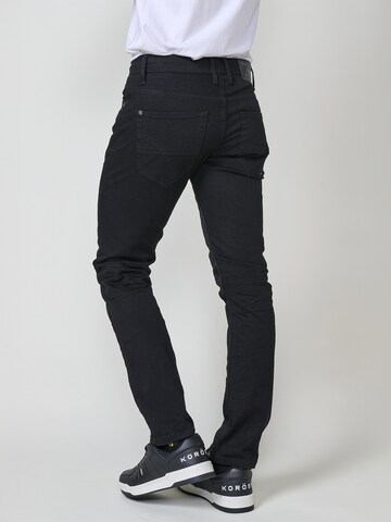 KOROSHI - Regular Calças de ganga em preto