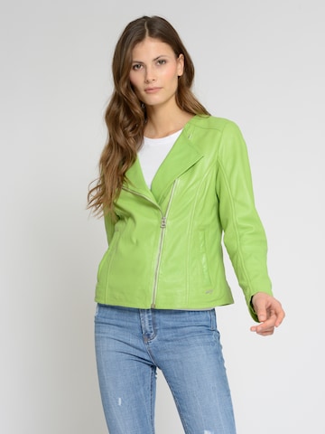 Maze Between-Season Jacket in Green: front