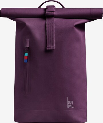 Got Bag Backpack 'Rolltop 2.0 ' in Purple: front