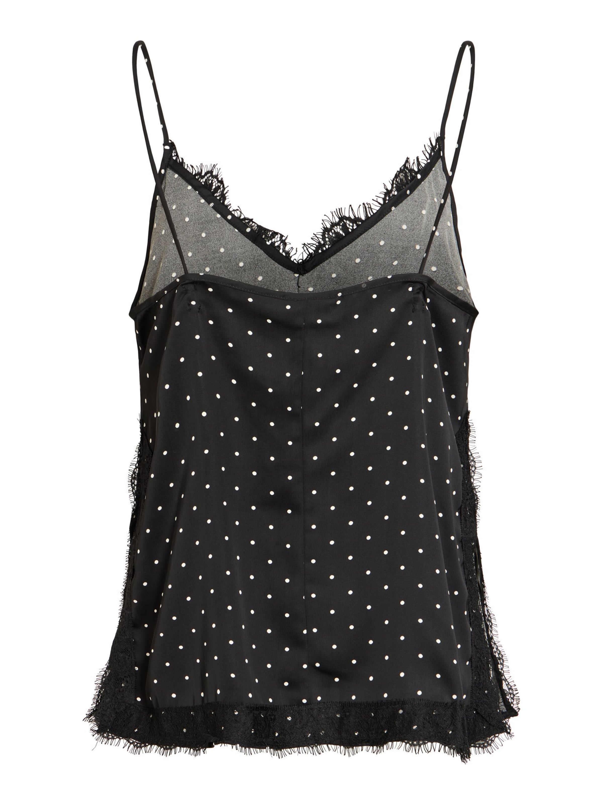 VILA Top 'VISia' in Schwarz