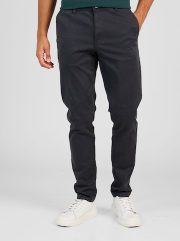 JACK & JONES Slimfit Chino hlače 'MARCO FRED' | siva barva: sprednja stran