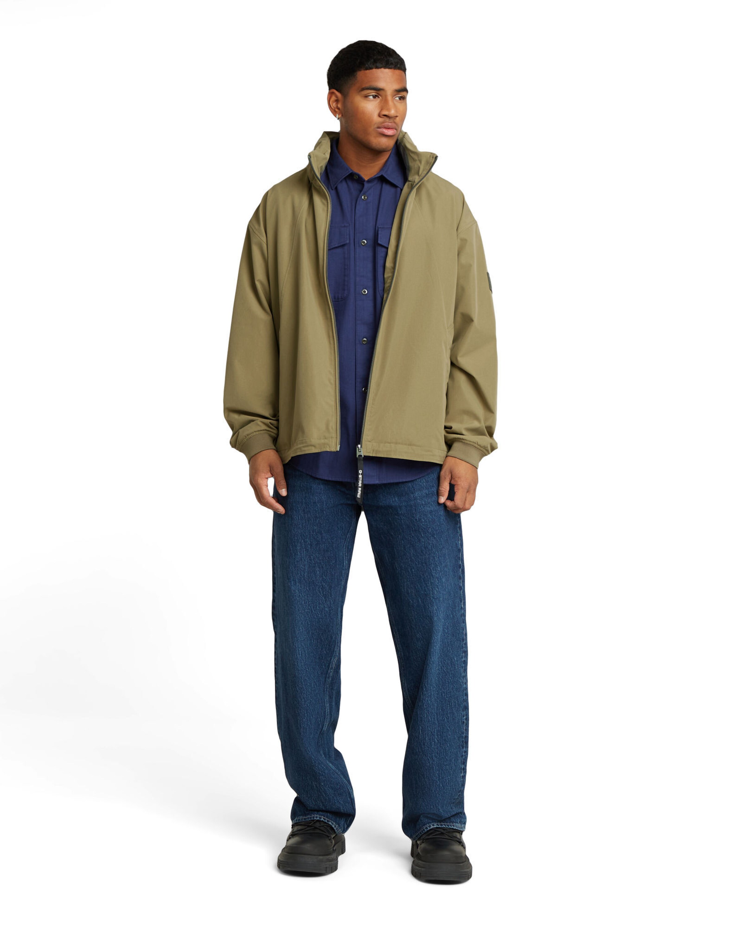 G-STAR Tussenjas in Groen: voorkant