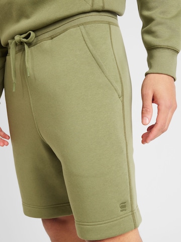 G-Star RAW Loosefit Broek 'Premium Core' in Groen