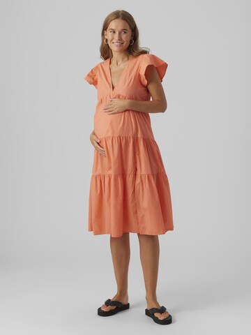 Vero Moda Maternity Zomerjurk in Oranje
