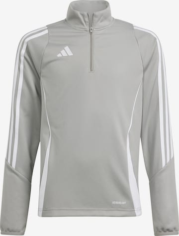 ADIDAS PERFORMANCE Sportsweatshirt 'Tiro 24' in Grau: Vorderseite