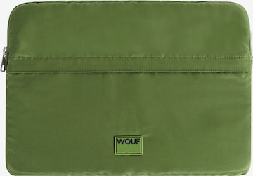 Wouf Laptoptas in Groen: voorkant