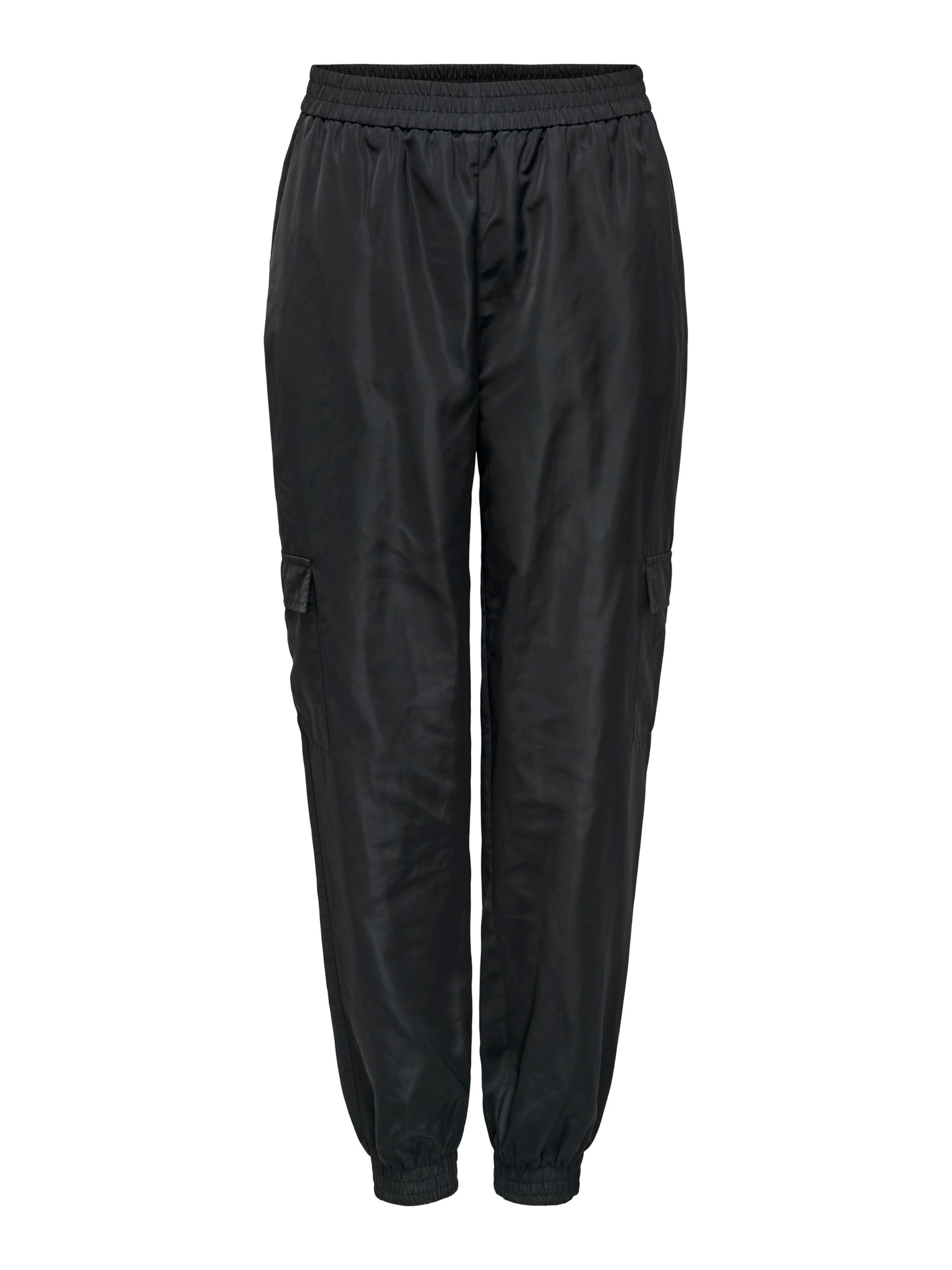 Tapered Pantaloni cargo 'Faduma' di ONLY in nero: frontale