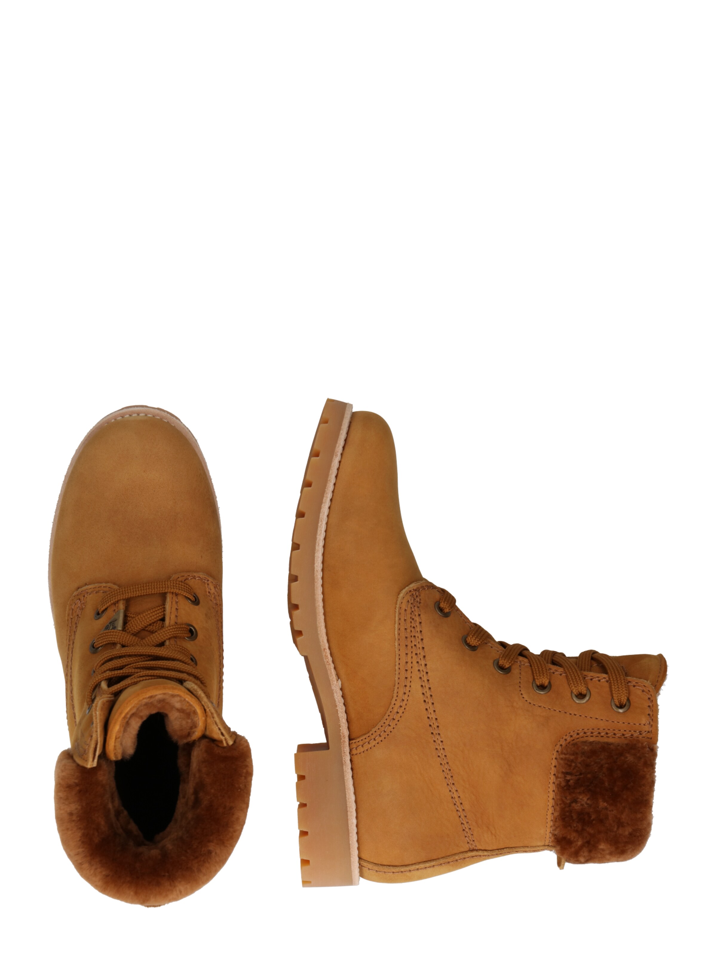 PANAMA JACK Lace-up bootie 'Igloo' in Brown