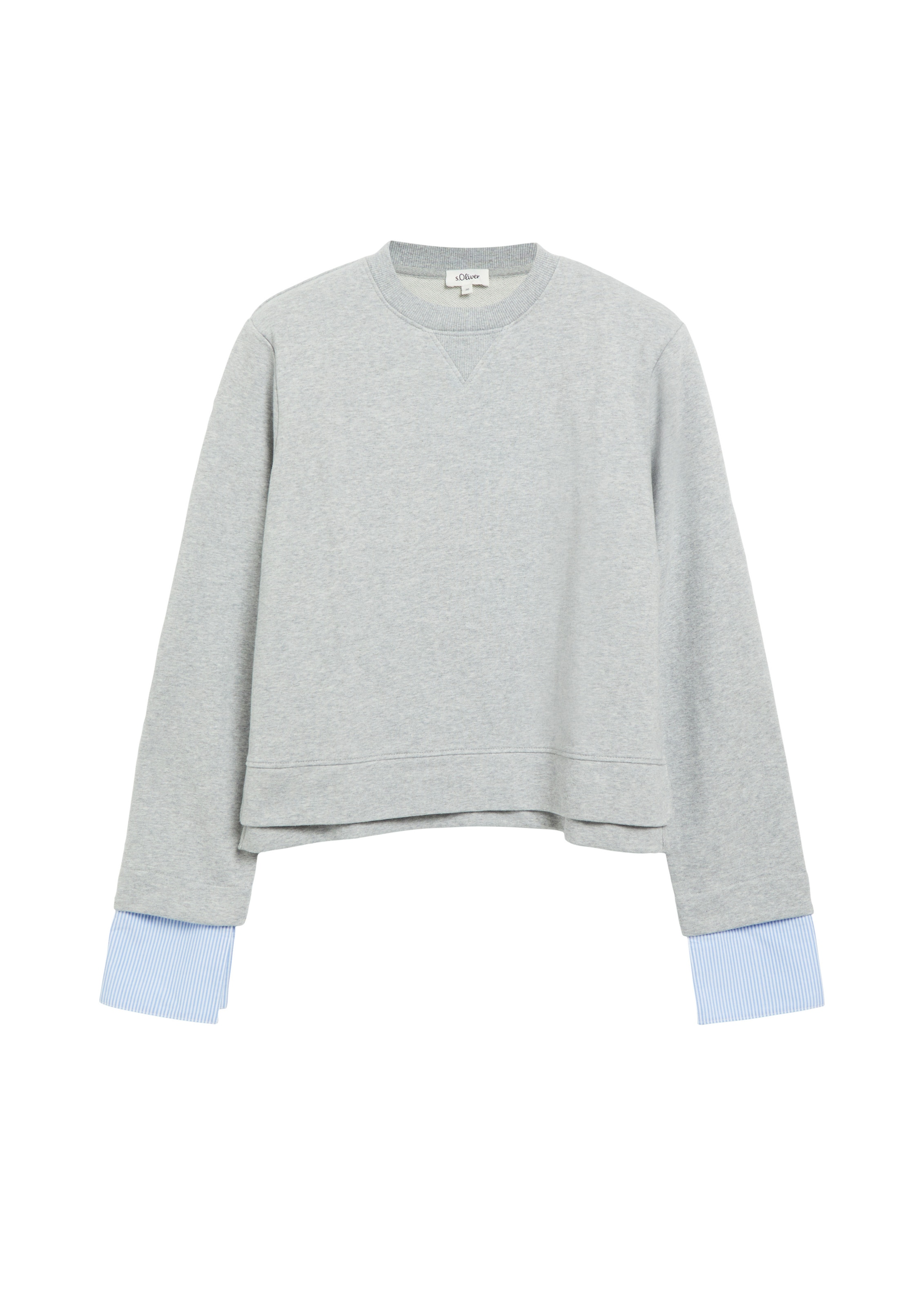 s.Oliver Sweatshirt in Grey: front