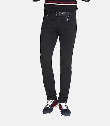 Pantalon chino MEYER en bleu : devant
